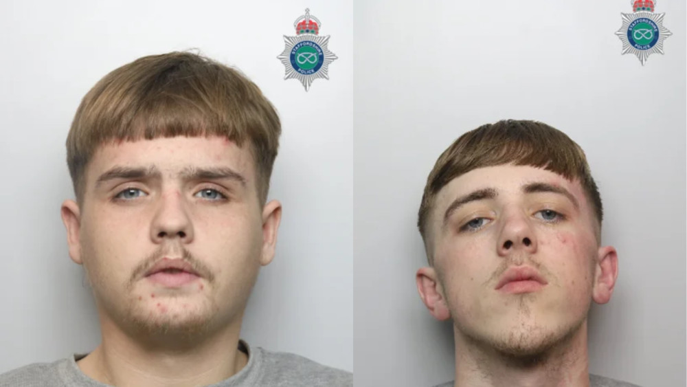 Staffordshire Police - Liam Hales (Left) - Layton Bowman (Right)