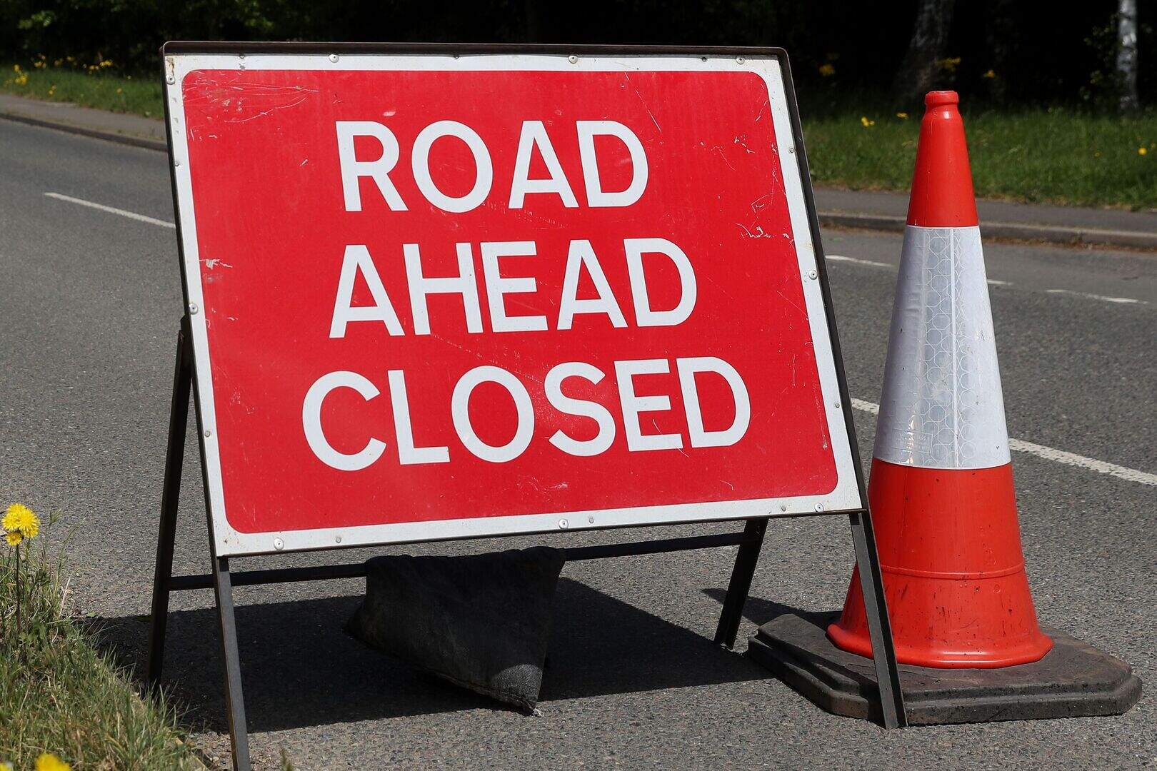 Road Closed Sign