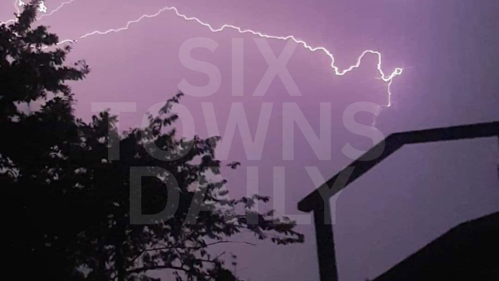 Thunder Storm Over Stoke On Trent