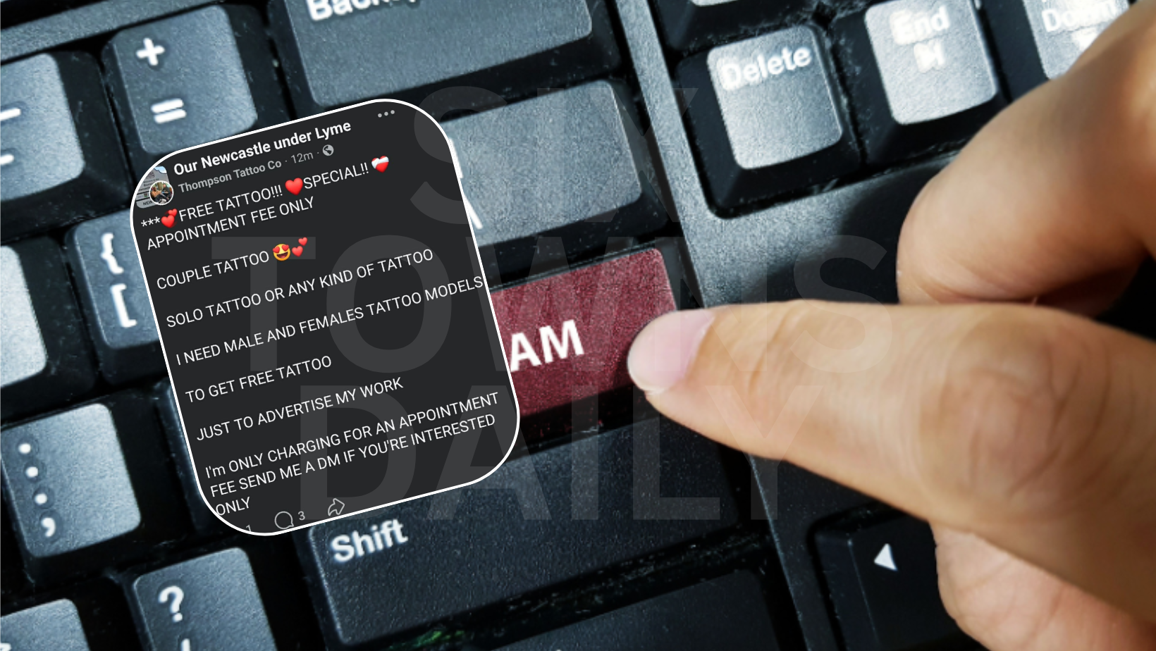 Scam Warning for Newcastle under Lyme