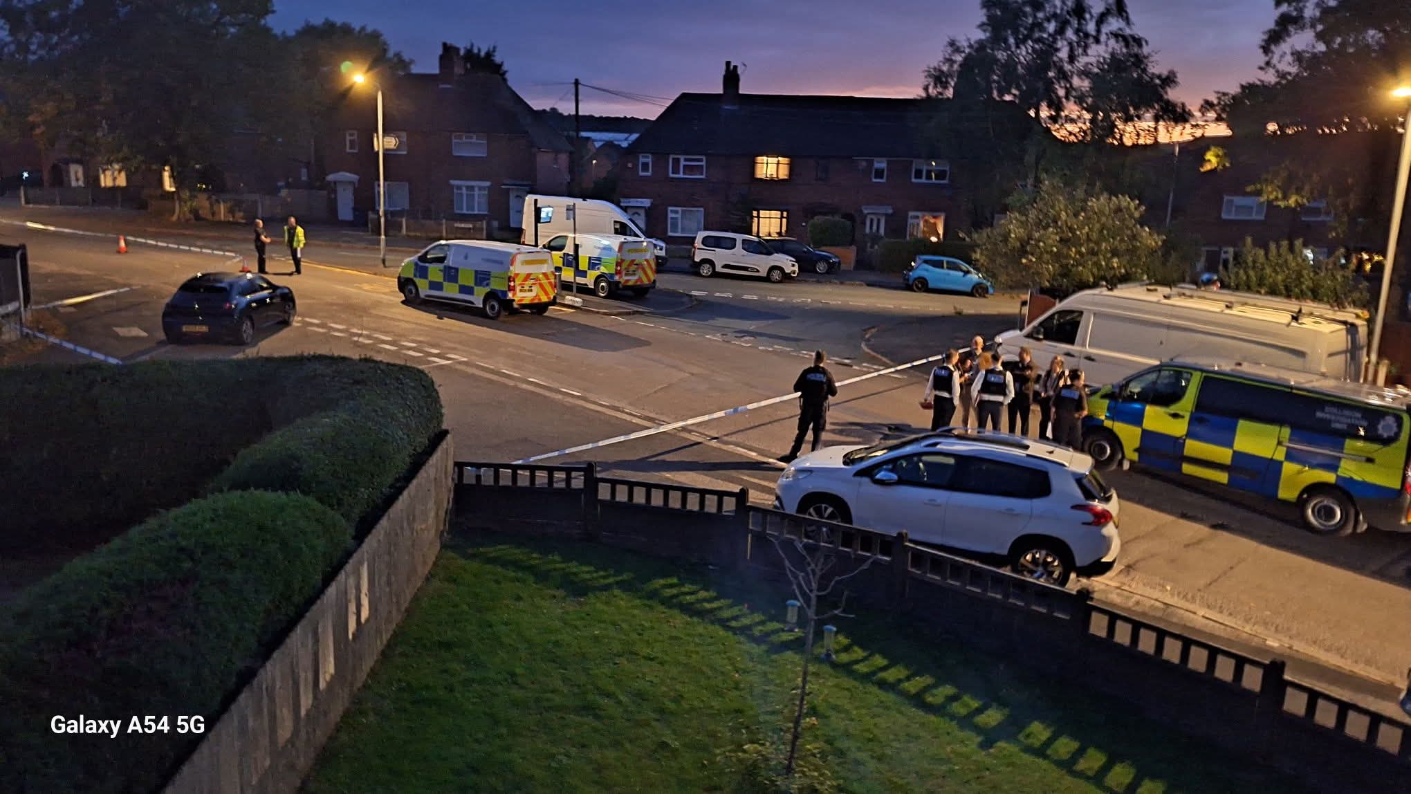 Police at scene