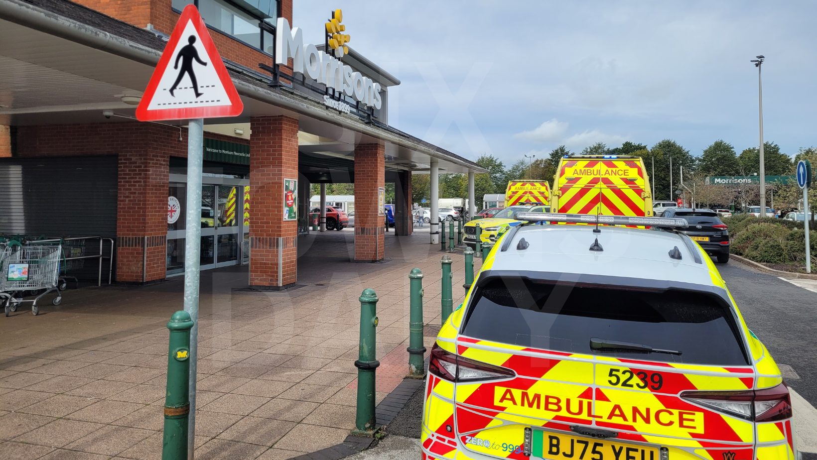 Emergency Services at Milehouse Morrisons