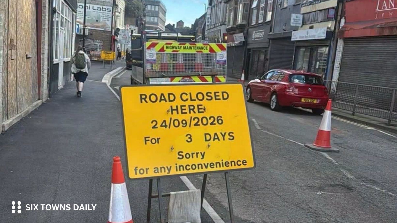 Road Closed Sign