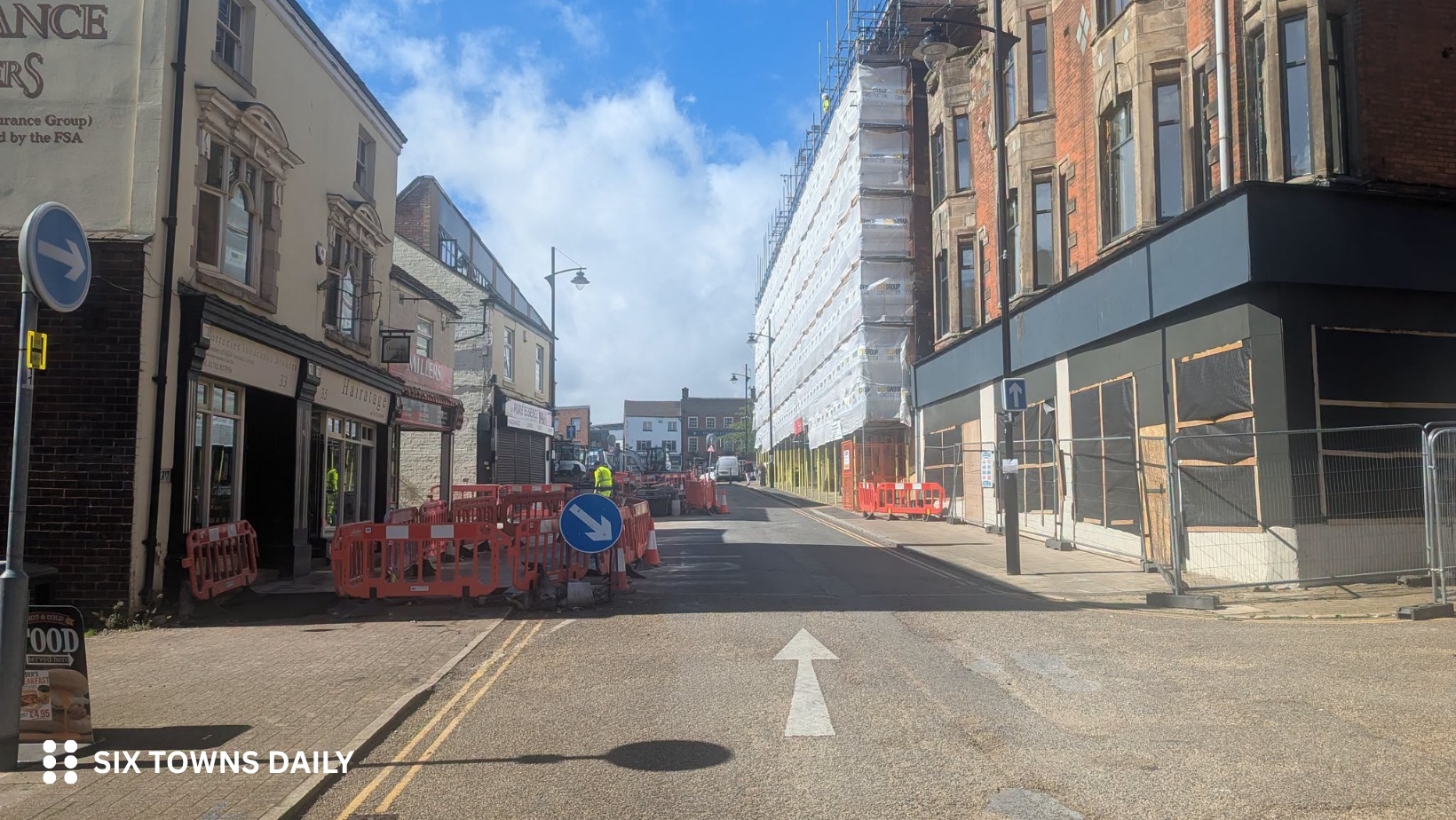 Burslem Town Centre Transformation Continues as Work Gets Underway on Queen Street